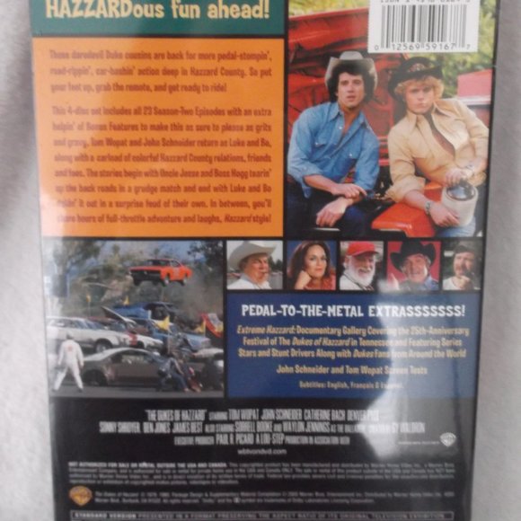 New/Sealed - The Dukes of Hazzard The Complete Second Season DVD Set - Picture 4 of 7